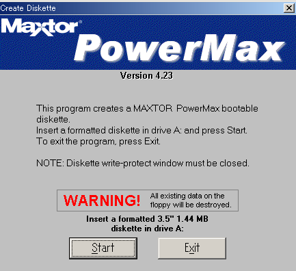Low Level Format Tool PowerMax�̃C���X�g�[�����@3